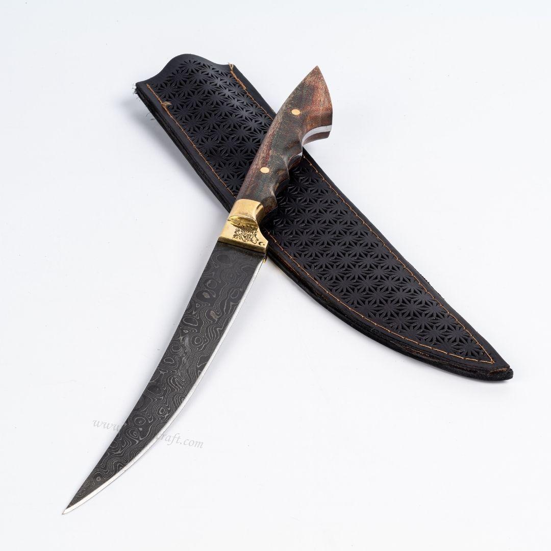 Baba Model Damascus Celik 34 Cm