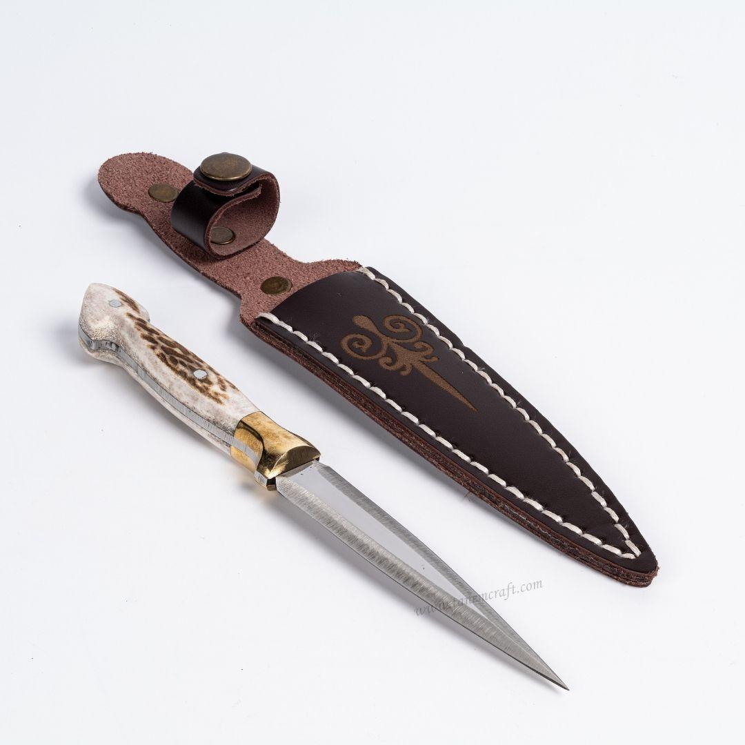 Geyik Boynuzu Sap Çerkez Model 20 CM