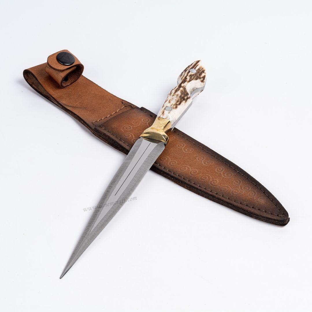 Geyik Boynuzu Sap Çerkez Model 35 CM