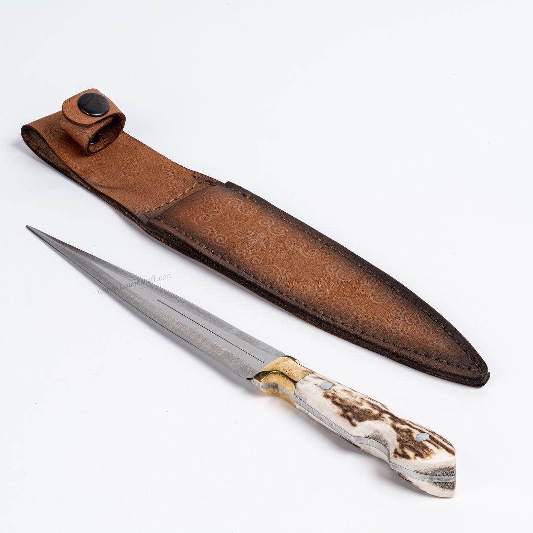 Geyik Boynuzu Sap Çerkez Model 35 CM