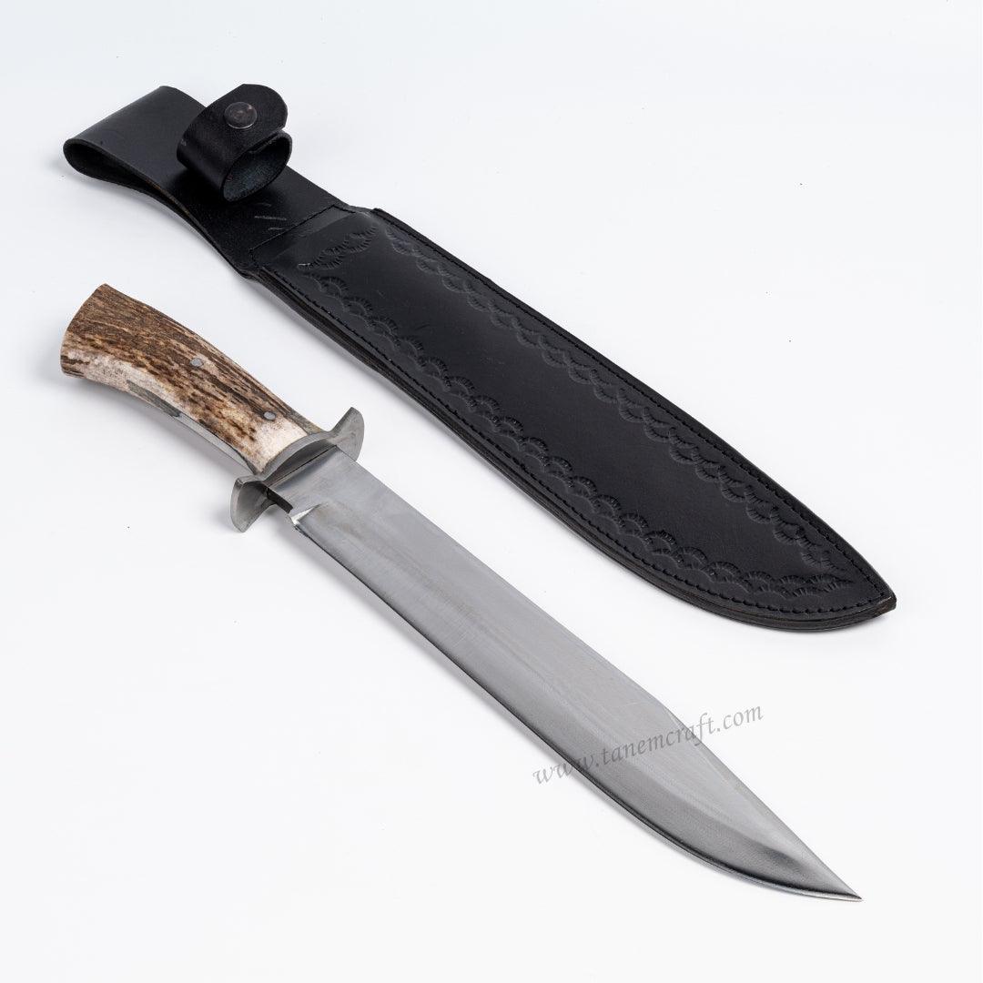 Geyik Boynuzu Saplı Kasatura Biçaği - Tanem Craft