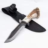 Organik Geyik Boynuzu Saplı Bowie Biçaği - Tanem Craft