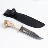 Organik Geyik Boynuzu Saplı Bowie Biçaği - Tanem Craft