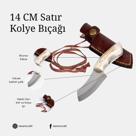 Satır Model Mini Kolye - Tanem Craft