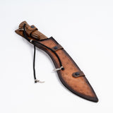 Dövme Çelik Kukri Ceviz Saplı 34 CM