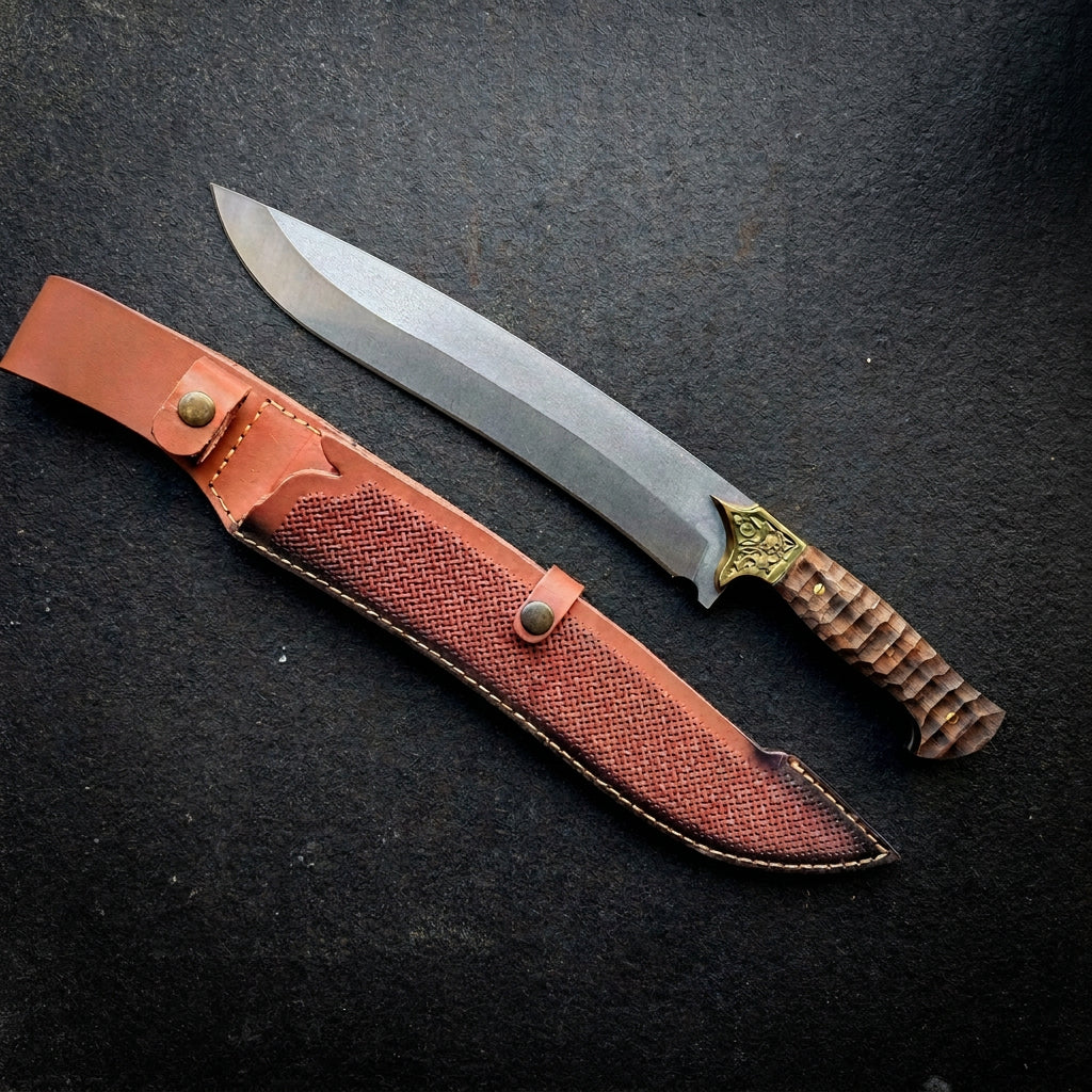 44 cm Ceviz Saplı Yatağan Palası – 4116 Çelik