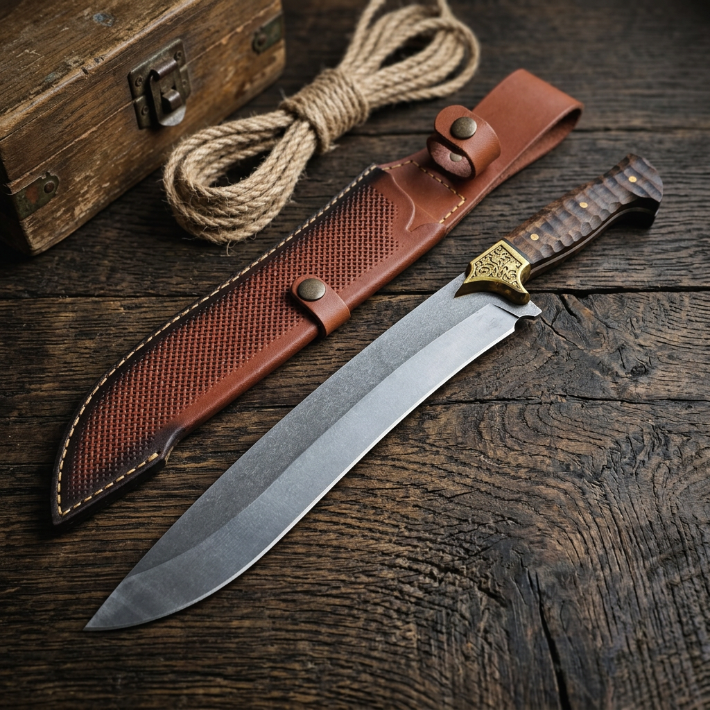 44 cm Ceviz Saplı Yatağan Palası – 4116 Çelik