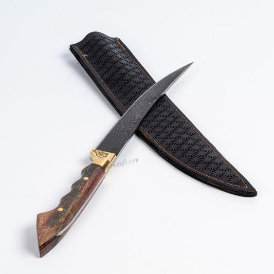 Baba Model Damascus Celik 34 Cm