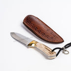 Geyik Boynuz Saplı Bushcraft Model 17 CM - Tanem Craft