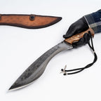 Dövme Çelik Kukri Ceviz Saplı 34 CM