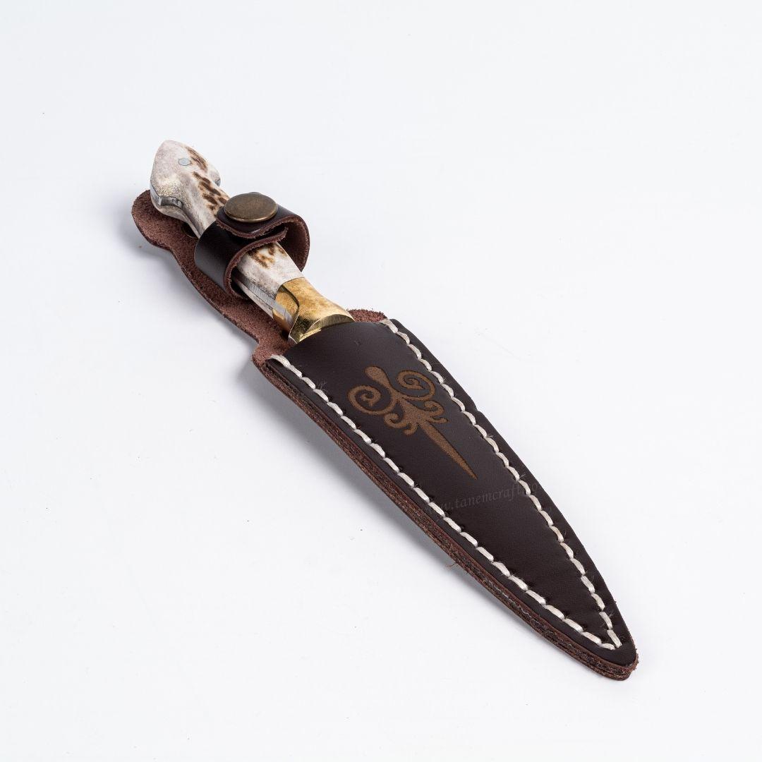 Geyik Boynuzu Sap Çerkez Model 20 CM