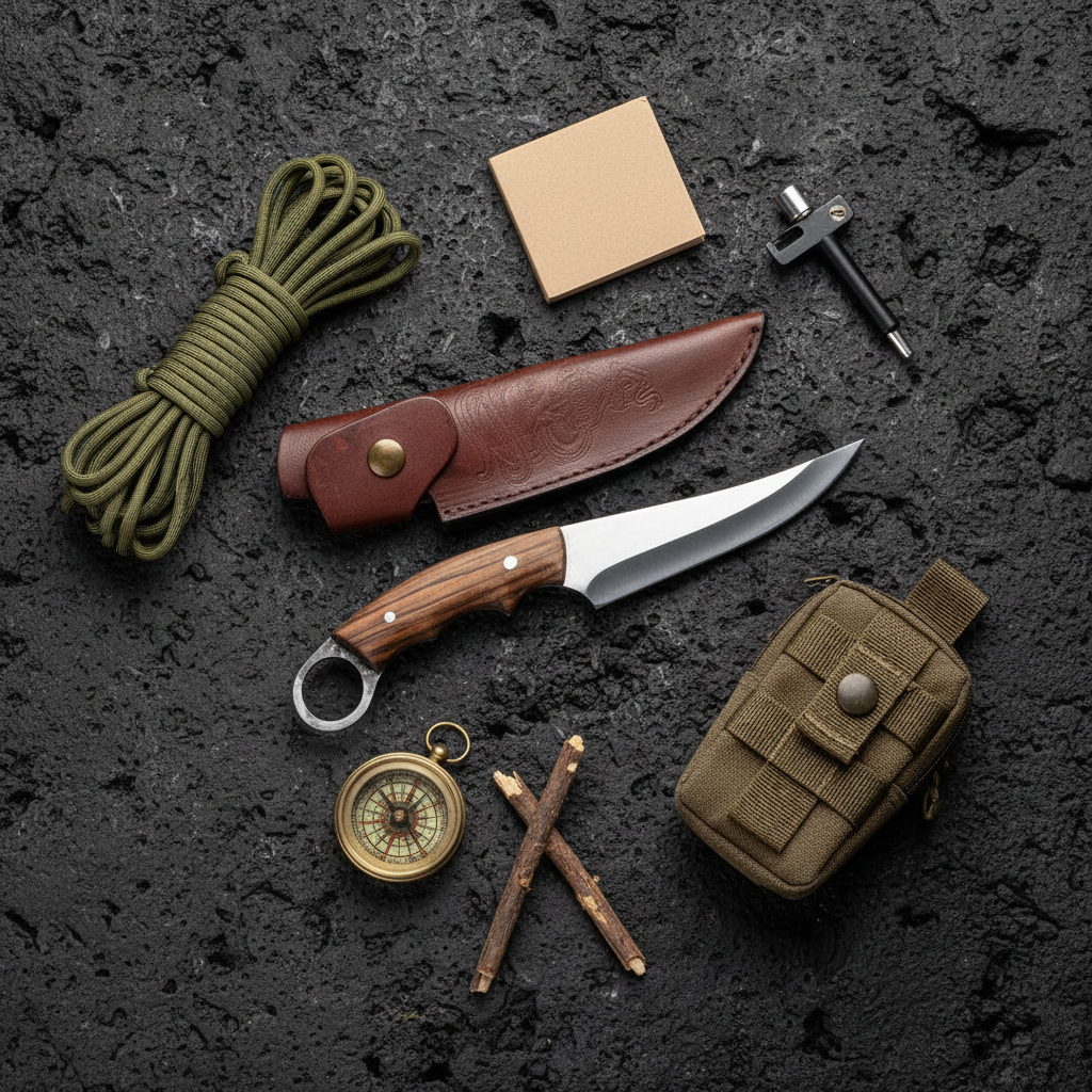 Ceviz Saplı Karambit 25 CM