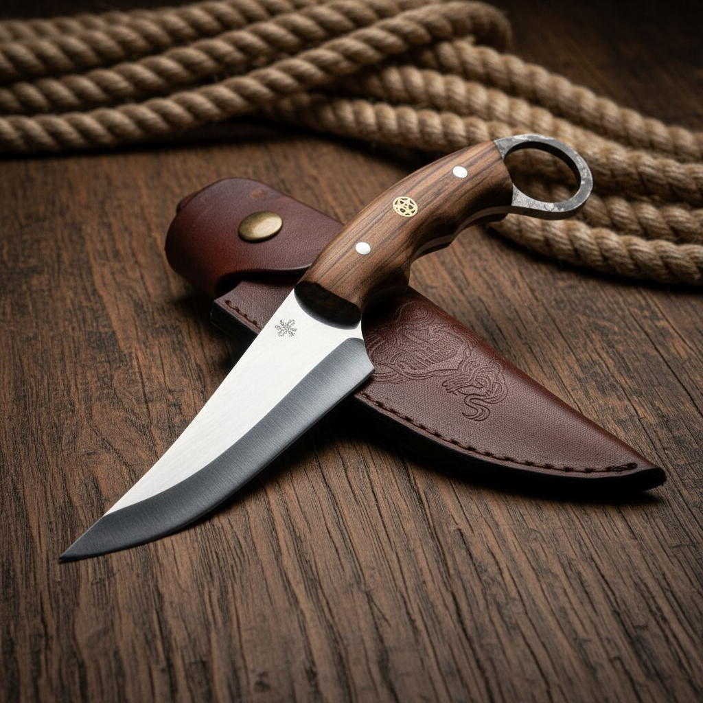 Ceviz Saplı Karambit 25 CM