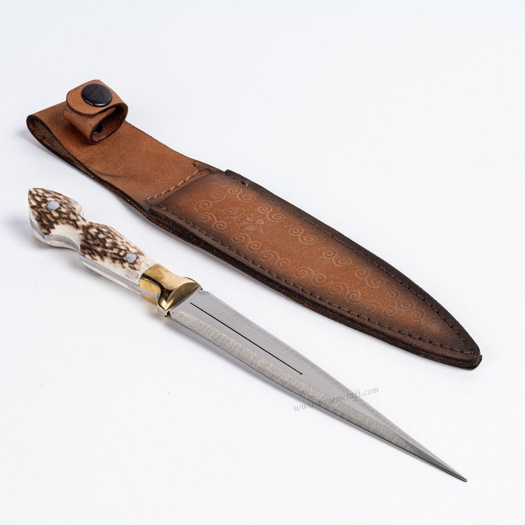 Geyik Boynuzu Sap Çerkez Model 35 CM
