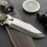 Zebrano Saplı Geyik Motifli Avcı Model 26,5 CM