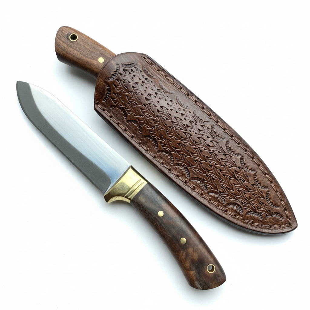 tanem craft 22 cm kamp bıçağı deri kılıflı