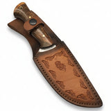 El Dövmesi Ceviz Saplı Doğa Bıçağı 23 CM