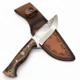 El Dövmesi Ceviz Saplı Doğa Bıçağı 23 CM