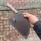 tanem craft almazan kamp bıçağı deri kılıflı
