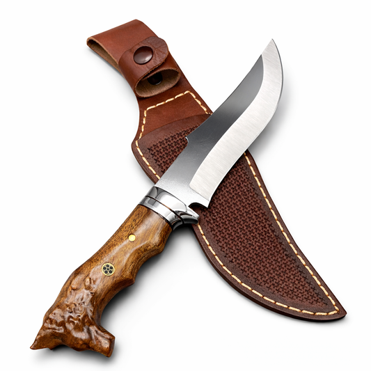 Kurt Başlı Yelkenli Av ve Kamp Bicaği 33 CM