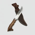 Kurt Başlı Tırtıklı Av ve Kamp Bicaği 33 CM