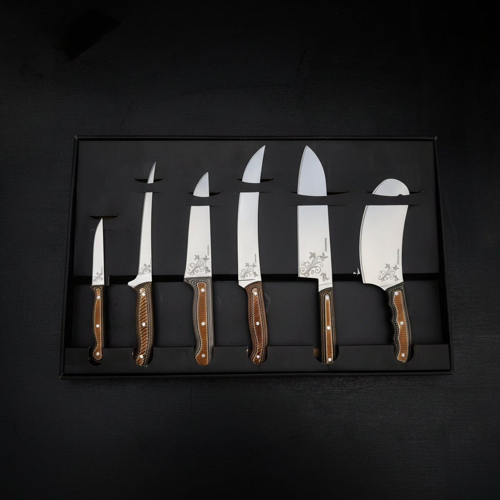 bordo bıçak 6'lı set