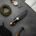 Ay Yıldız Tırtıklı Model Kurtbaşlı 34.5 CM Av Bıçağı