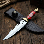 Ay Yıldız Tırtıklı Model Kurtbaşlı 26.5 CM Av Bıçağı
