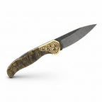 M390 Çelik Stabilize Sap 21 CM Gravür İşlemeli Model