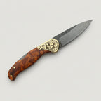M390 Çelik Stabilize Sap 21 CM Gravür İşlemeli Model