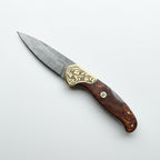 M390 Çelik Stabilize Sap 21 CM Gravür İşlemeli Model