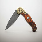 M390 Çelik Stabilize Sap 21 CM Gravür İşlemeli Model