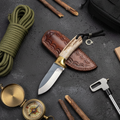 Geyik Boynuz Saplı Bushcraft Model 17 CM
