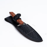 N690 Çelik G.Carta Kırmızı Sap Tanto Model 24 CM