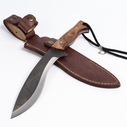 Kukri Model Ceviz Saplı 33 CM