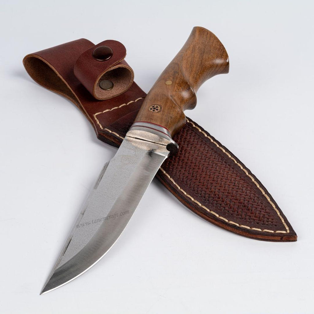 28 cm outdoor kamp bıçağı deri kılıflı