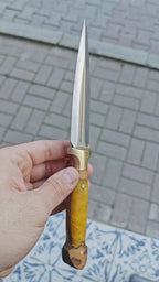 Hibrit Sap Çerkes Model 23 CM Kamp Bıçağı