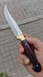 23 CM Epoksi Saplı El Yapımı Outdoor & Kamp Bel Bıçağı