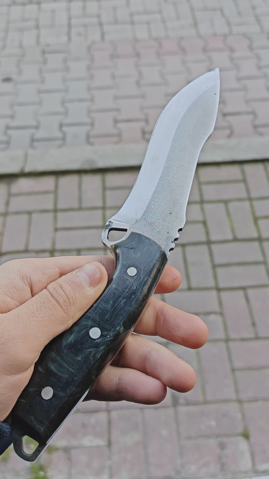 4116 Çelik Epoksi Sapli 25 CM Kamp Bıçağı Kamp Bıçağı