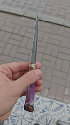 Hibrit Sap Çerkes Model 20 CM Kamp Bıçağı