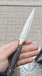 Ağaç Sap Çerkes Model 23 CM Kamp Bıçağı