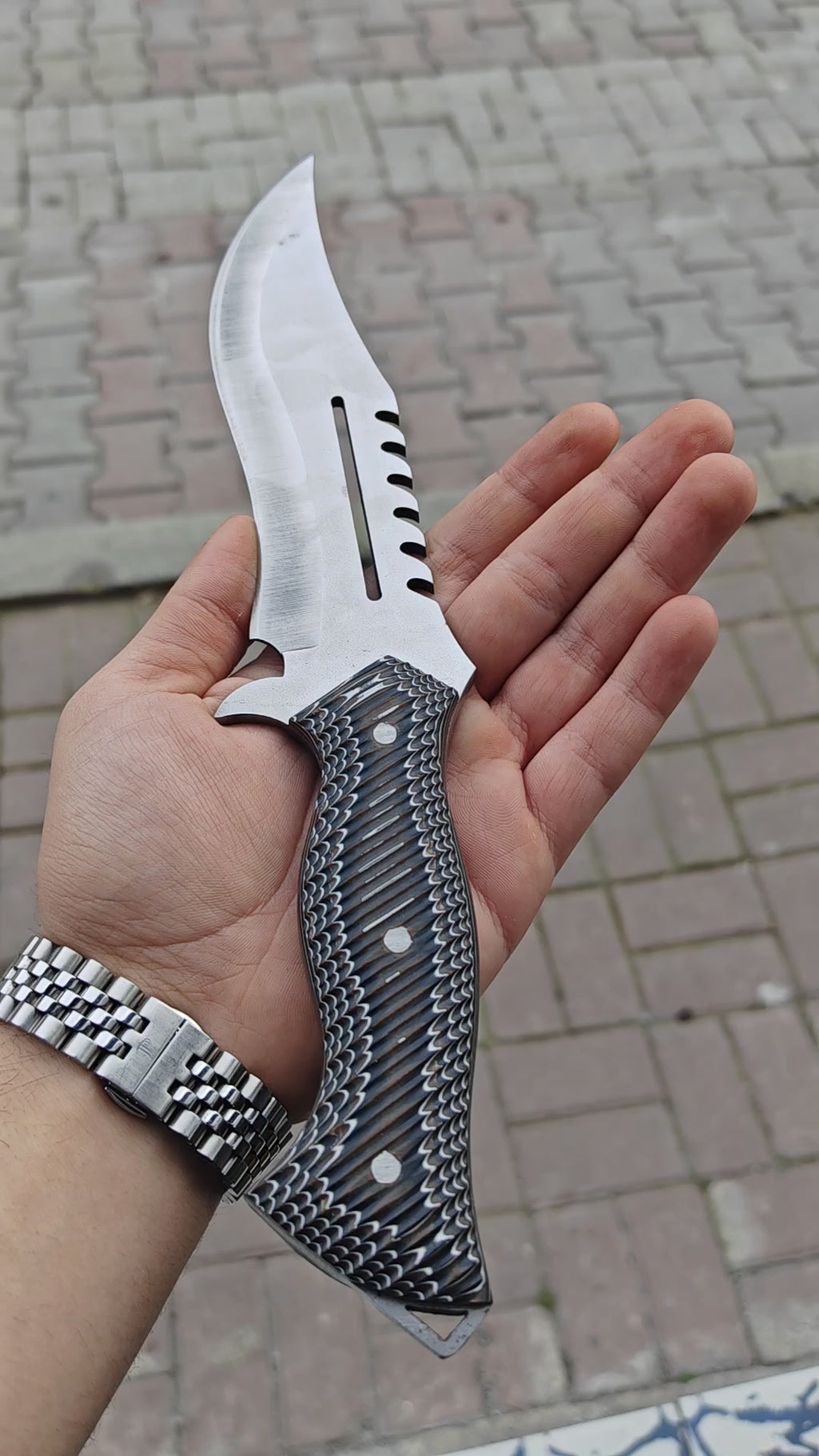 4116 Çelik Verzalit Sap 30.5 CM Outdoor Av Bıçağı