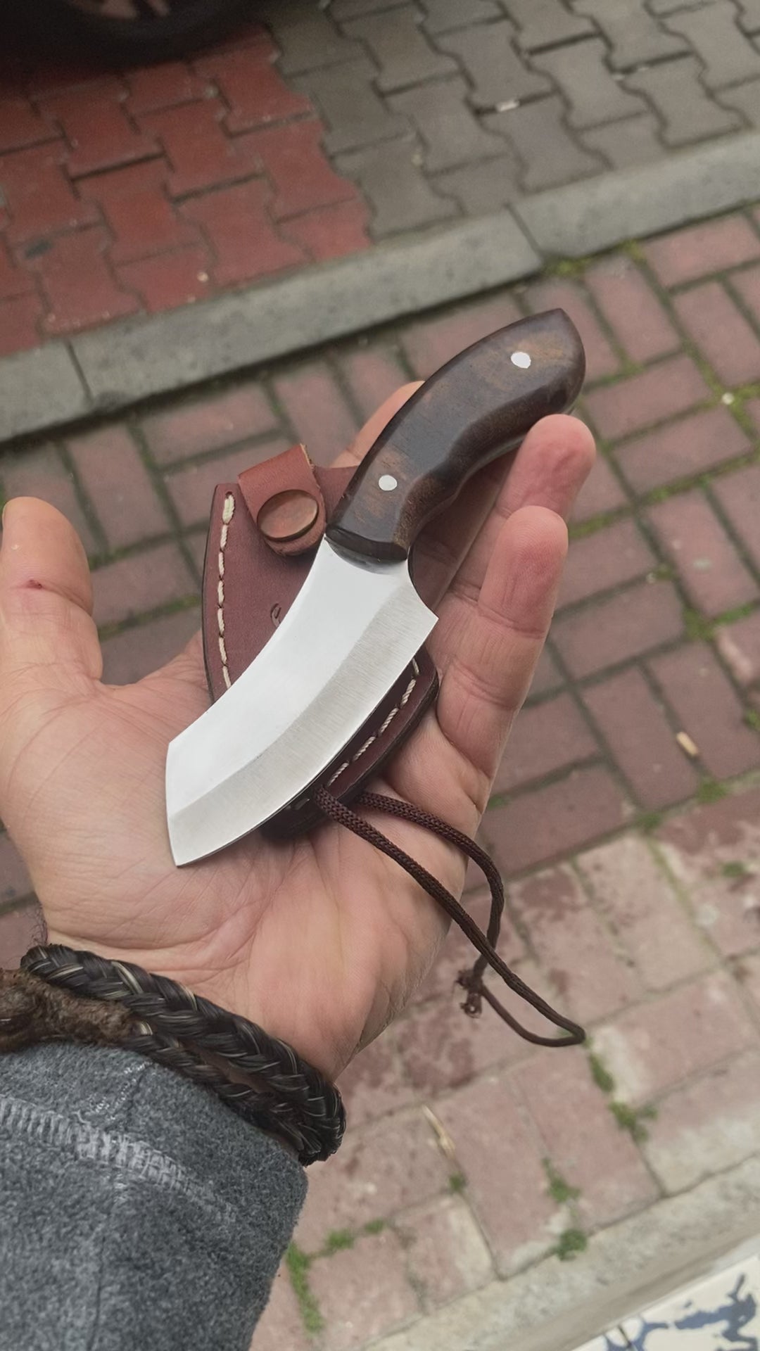 Kolye Satır Model 15 CM Ceviz Sap