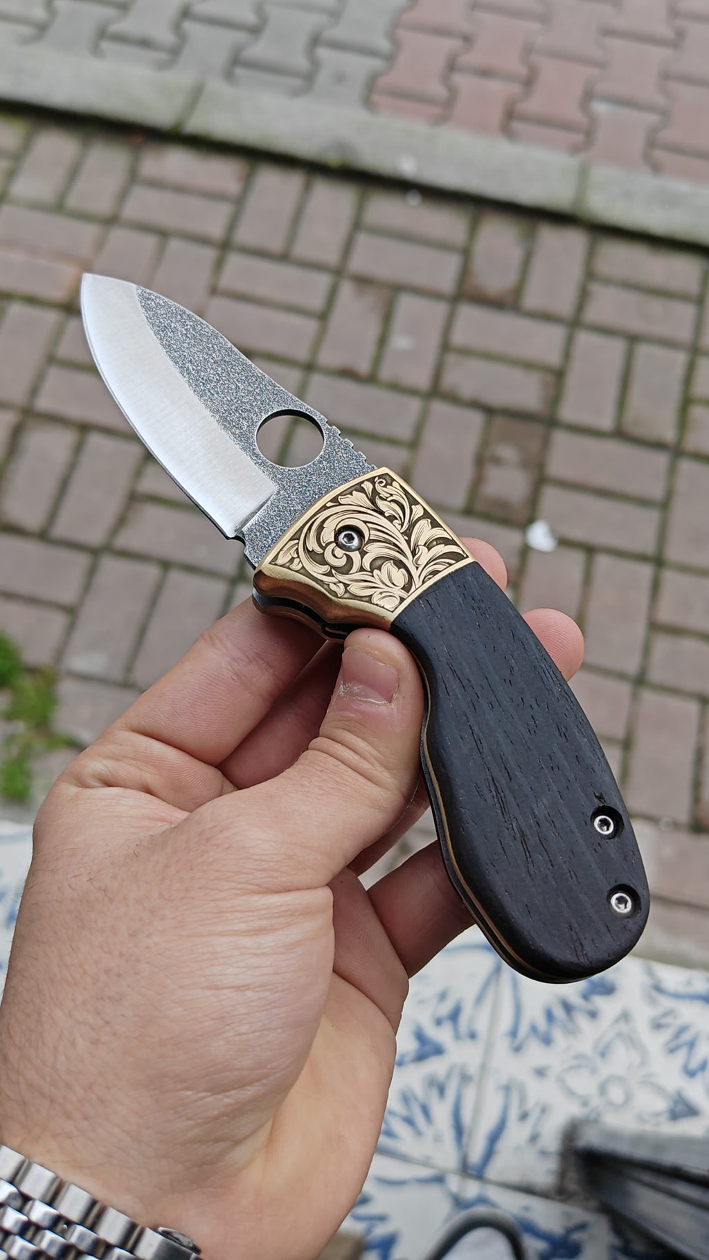N690 Çelik 18 CM Balçak Gravürlü Naim Model