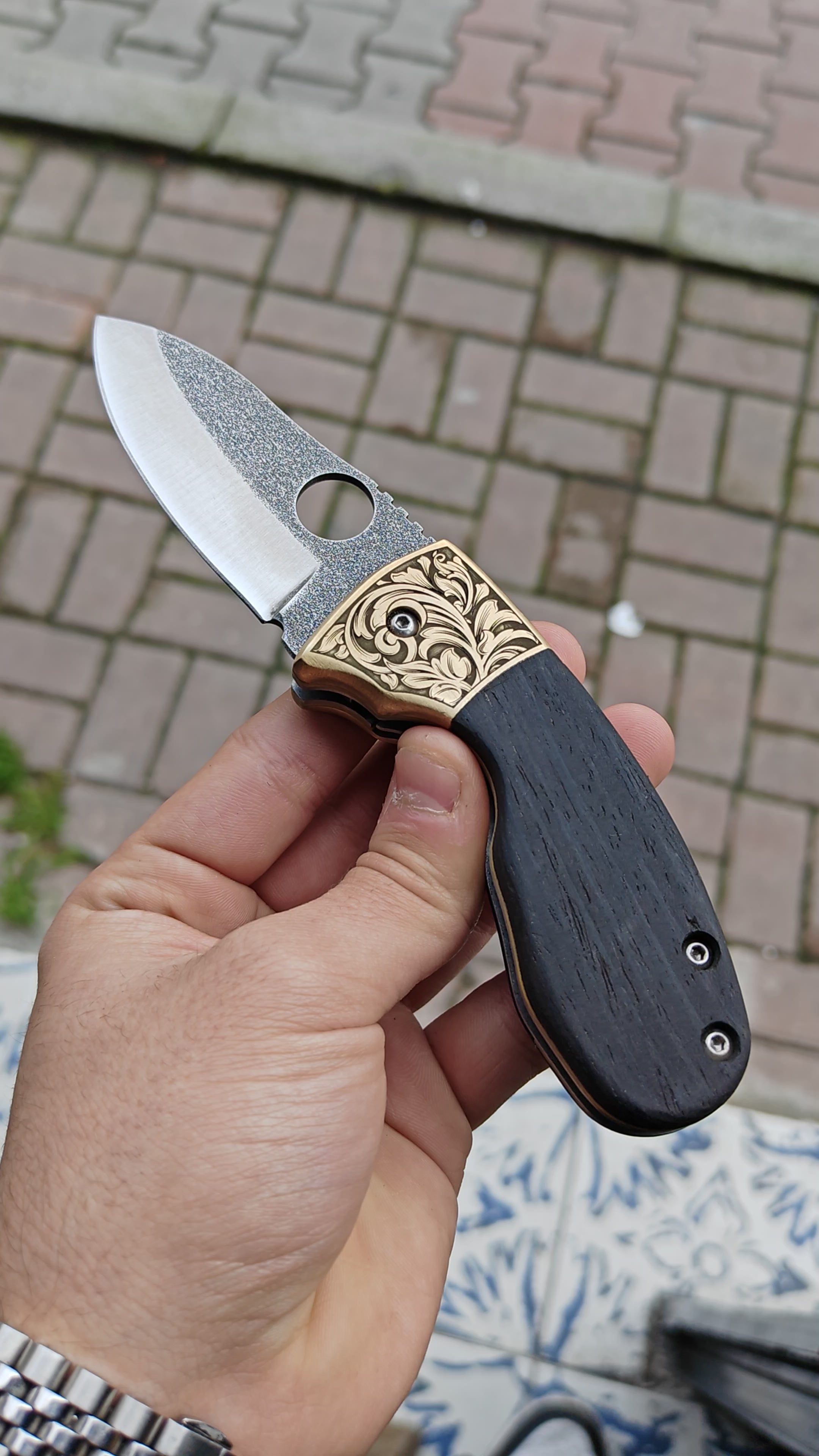 N690 Çelik 18 CM Balçak Gravürlü Naim Model