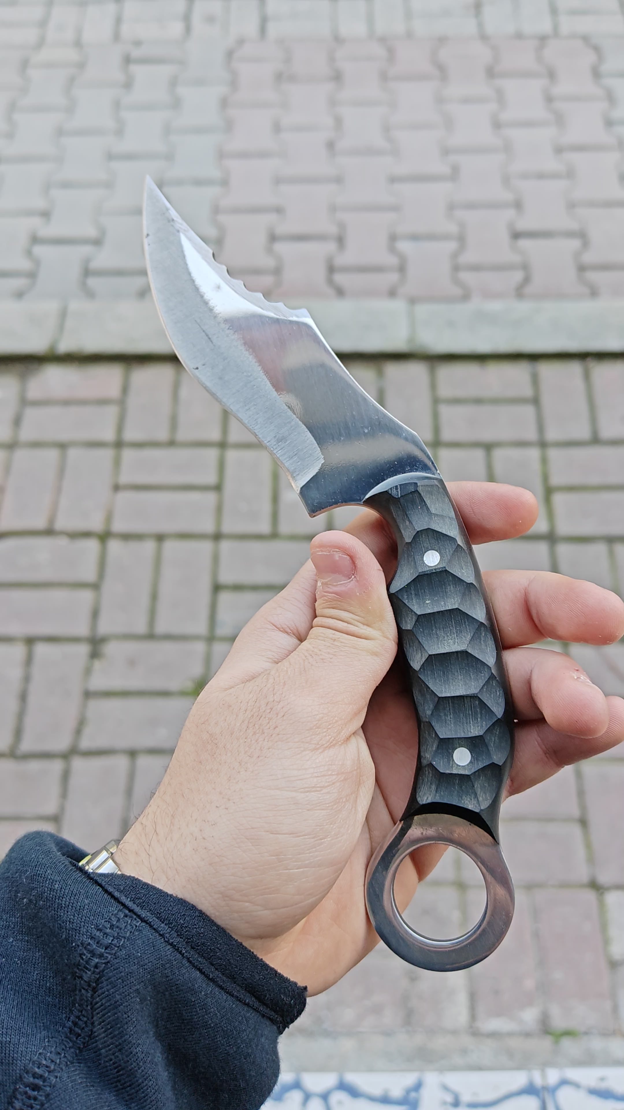 23 CM Karambit Model Outdoor Kamp Bıçağı
