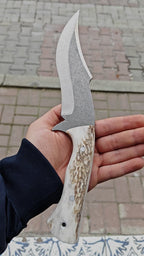 Geyik Boynuzu Sap Outdoor Model 30.5 CM Outdoor Av Bıçağı