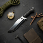4116 Çelik Verzalit Sap Patili Kamp Bıçağı – 30.5 cm Profesyonel Outdoor Bıçak