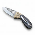 N690 Çelik 18 CM Balçak Gravür İşlemeli Naim Model