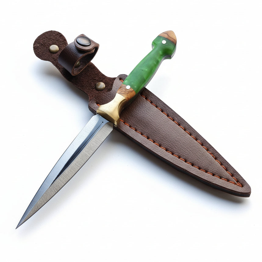 Hibrit Sap Çerkes Model 20 CM Kamp Bıçağı
